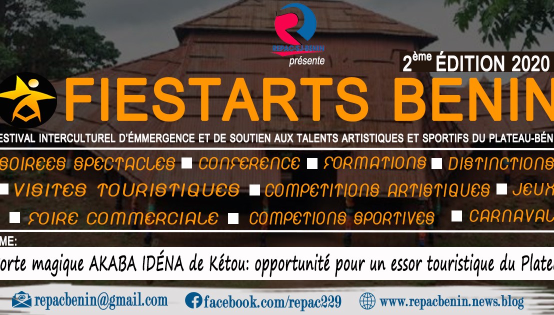 FIESTARTS-BENIN 2ème Edition, Kétou 2020: la base des préparatifs&nbsp;installée