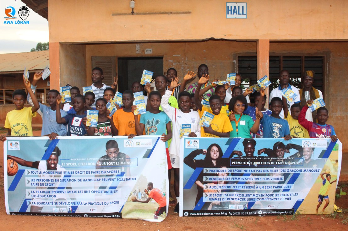 Campagne Alley-Oop Africa au Bénin : Le Projet « AWA LÔKAN » entre dans sa phase opérationnelle pour promouvoir l’égalité du genre et l’inclusion dans et par le sport