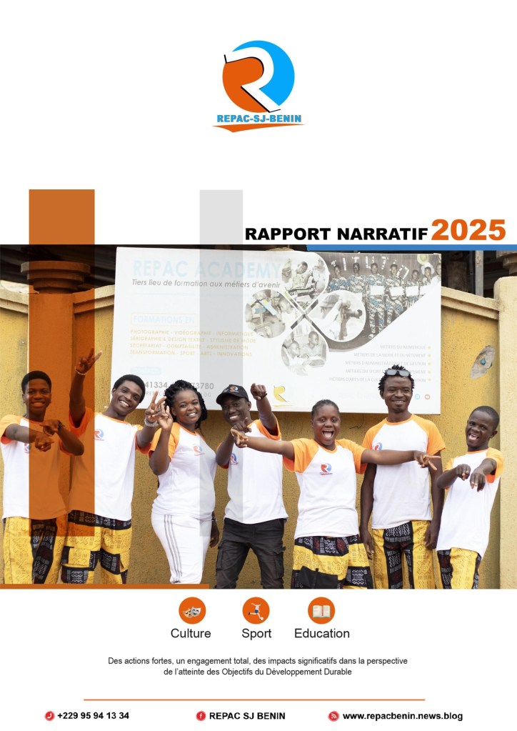 Rapport Annuel 2025: REPAC-SJ-BÉNIN renforce son impact social à travers l’art et le&nbsp;sport
